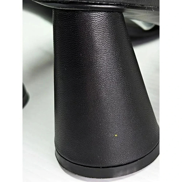 Smash Waze Women's Pointed Toe Slip On Block Heels Black Size 10 (MSRP $140) - Picture 7 of 11